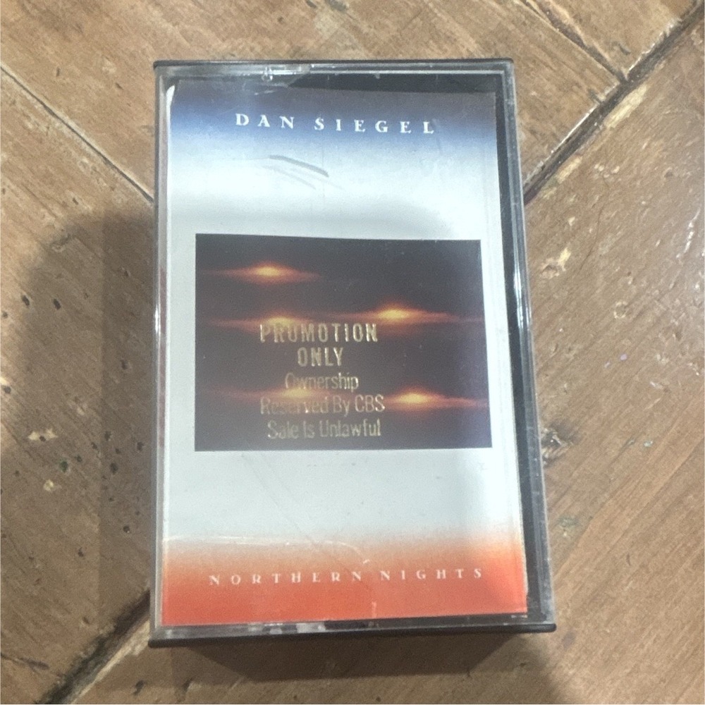 RARE PROMO Dan Siegel Northern Nights Cassette Tape 1987 Clear Shell ZT44026 CBS